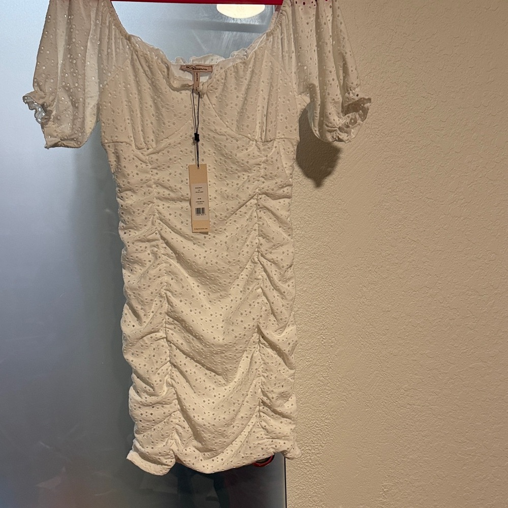 BCBGeneration Ivory Eyelet Top - Picture 4 of 5